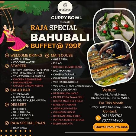 The Adventure Luxury Hotel Bhubaneswar Bagian luar foto